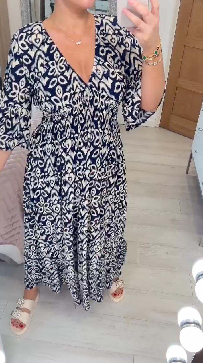 Nadine | Tyylikäs Pitkä Mekko