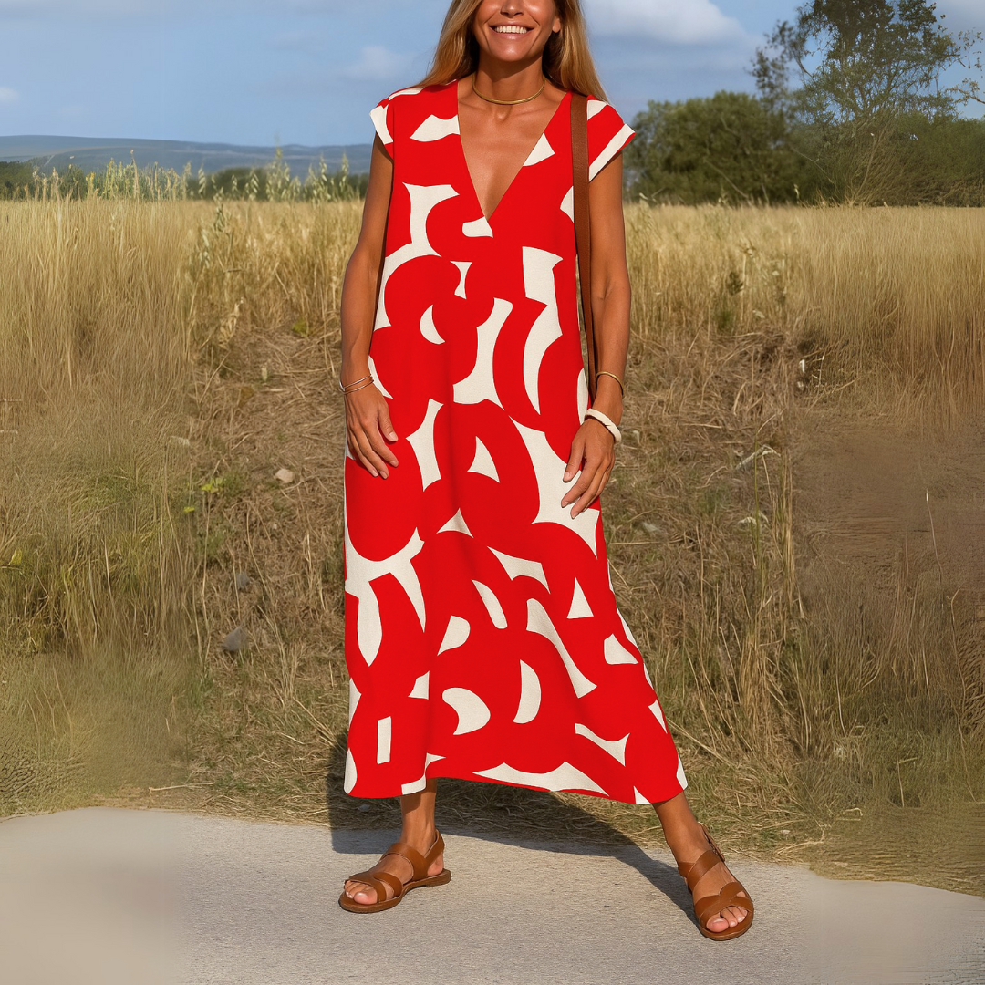 Valérie | V-aukkoinen, ilmava mekko
