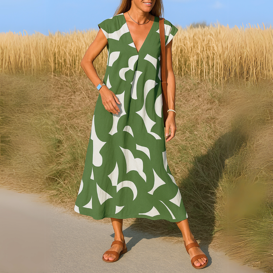 Valérie | V-aukkoinen, ilmava mekko