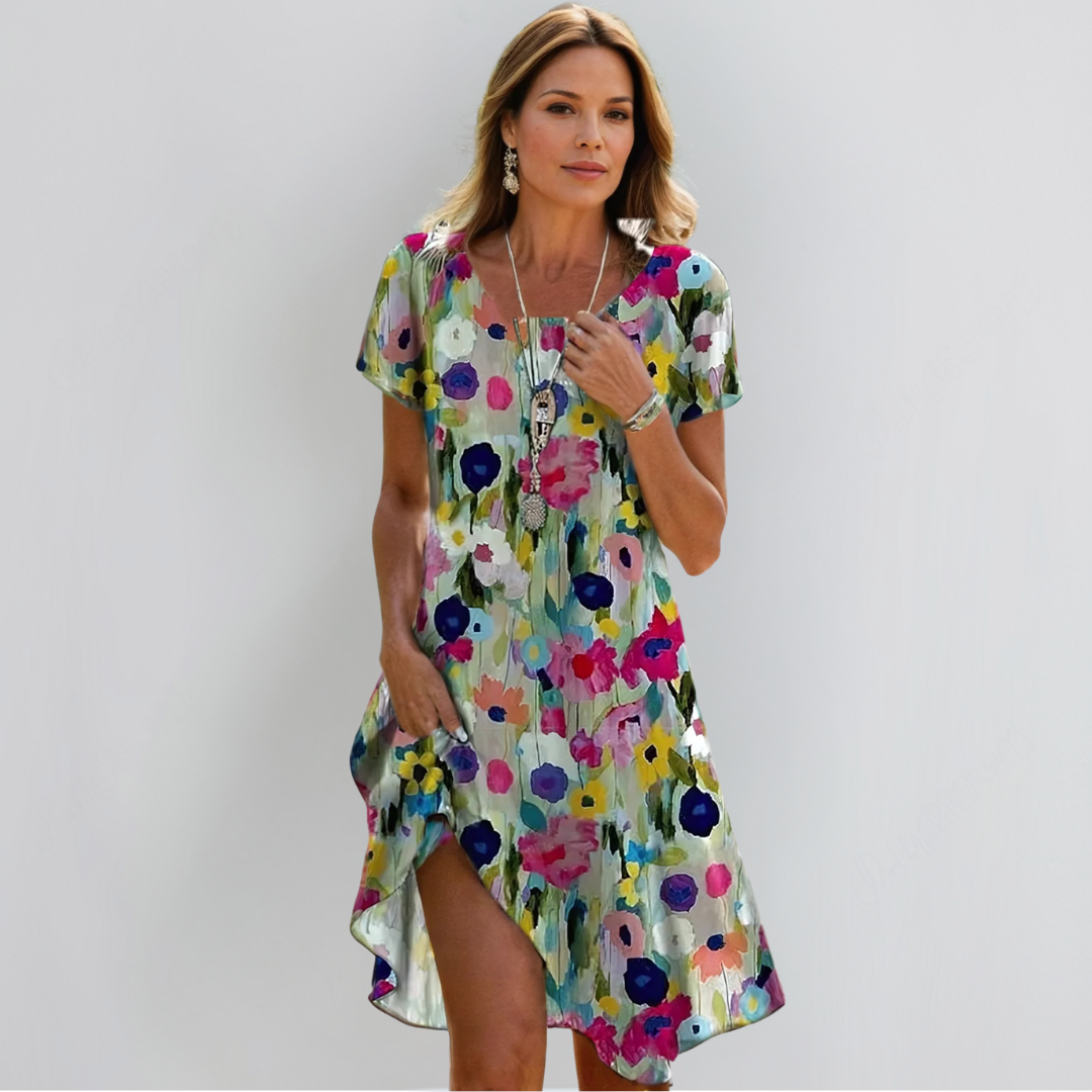 Eliska | Tyylikäs Kukka Mekko