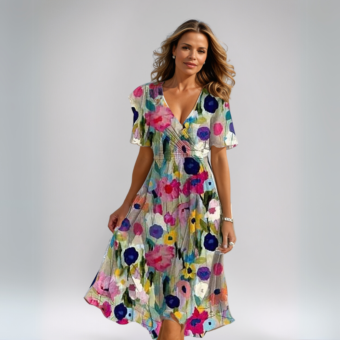 Tiana | Kesämekko elegantilla kukkakuviolla