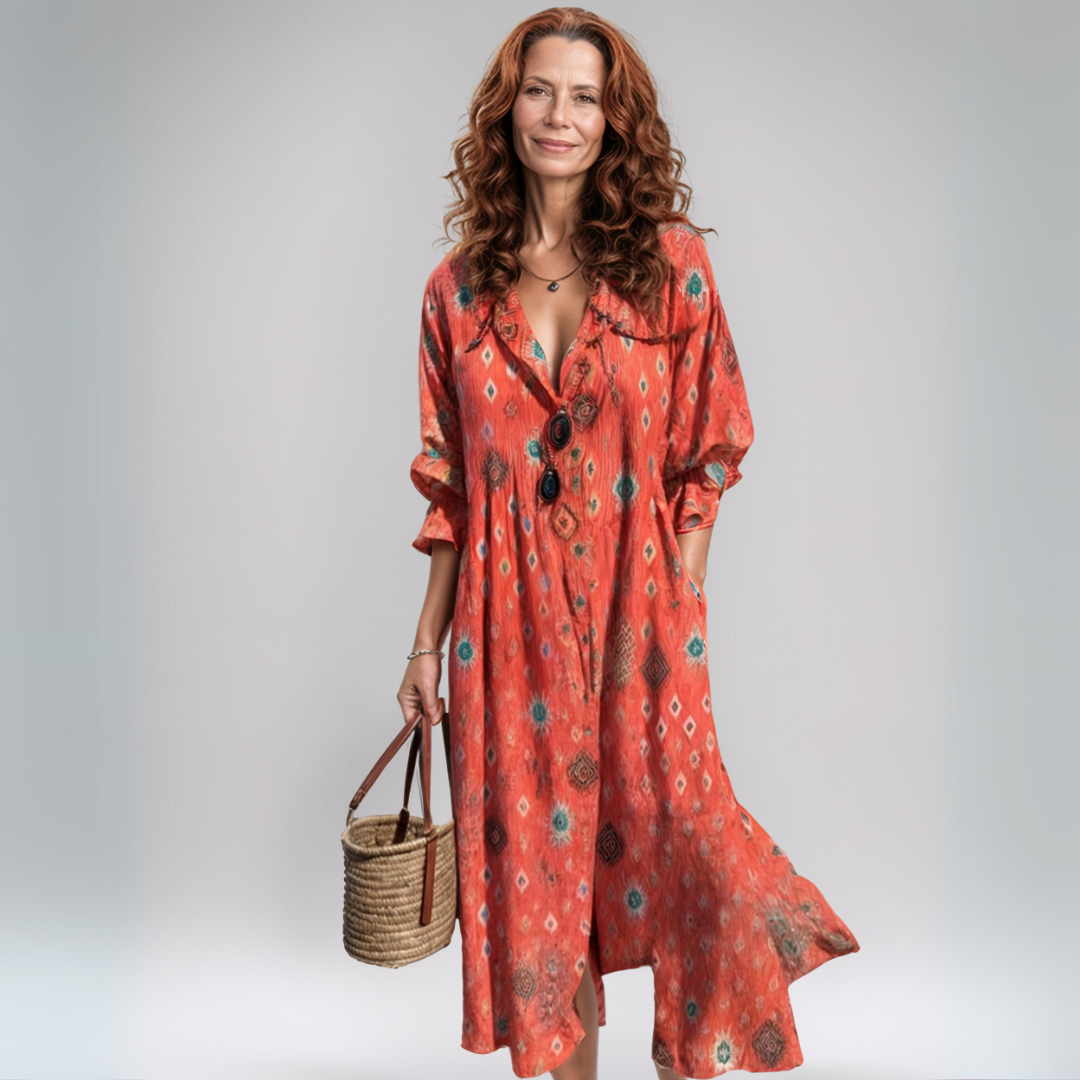 Charlotte | Pitkä boheemityylinen mekko kesäkauteen