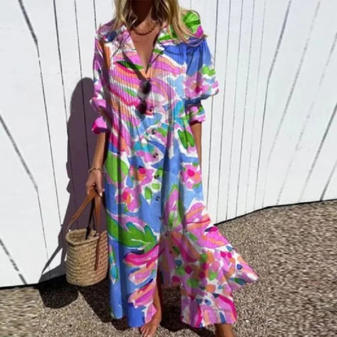 Kateřina | Boho-tyylinen Vapaamuotoinen Mekko