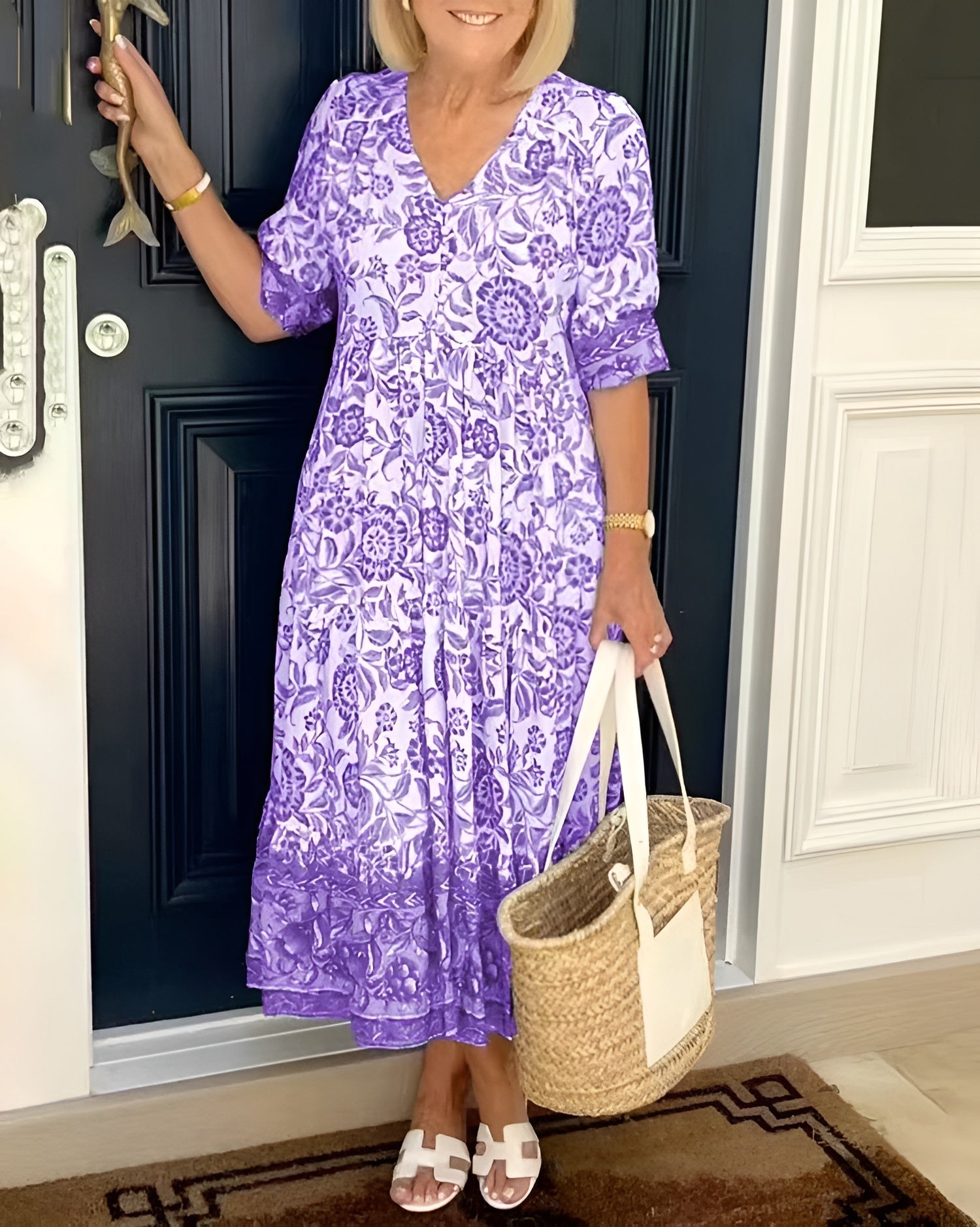 Evelyne | Kukallinen Elegantti Mekko