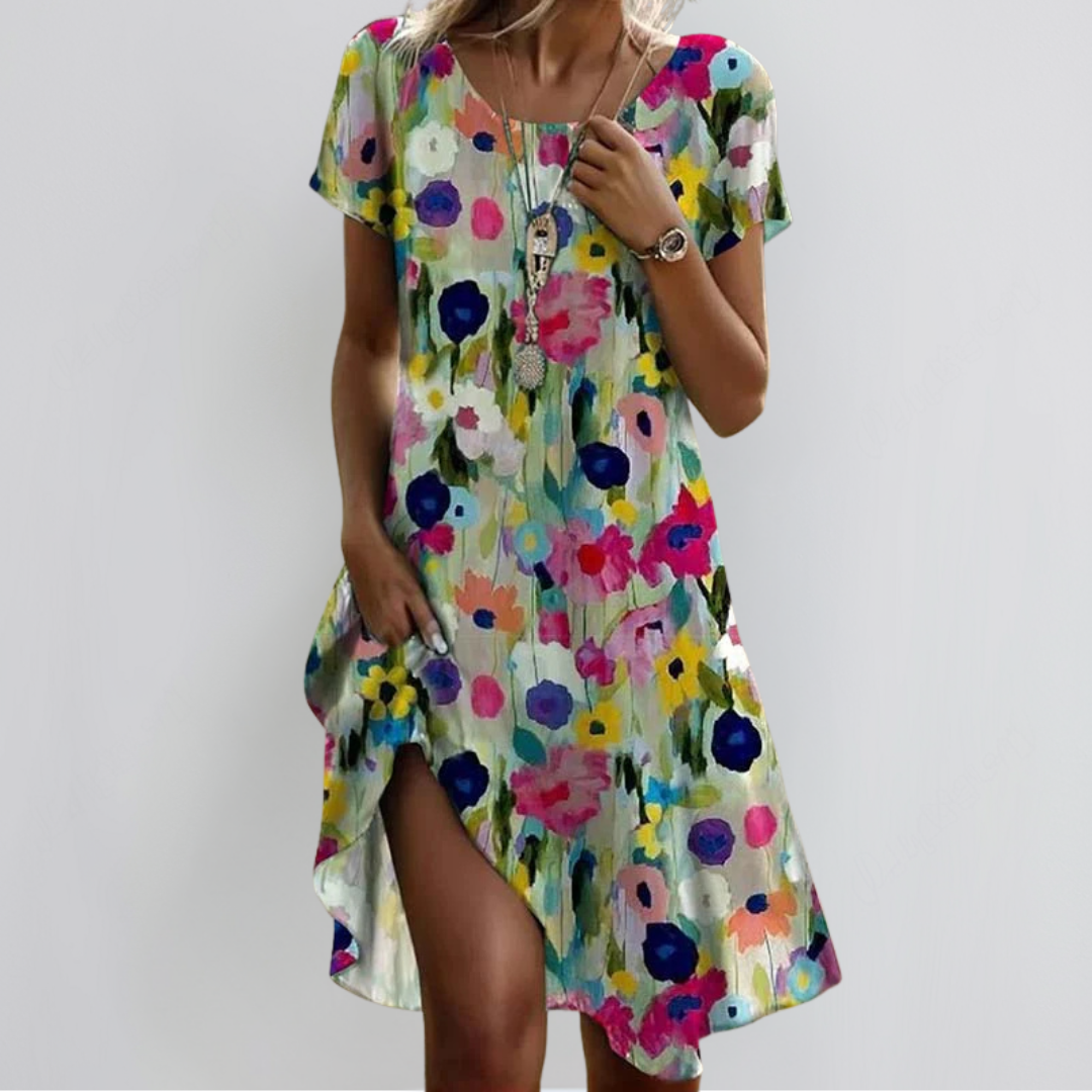 Eliska | Tyylikäs Kukka Mekko