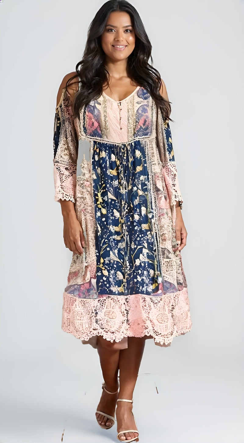 Naia | Viehättävä Boho Mekko