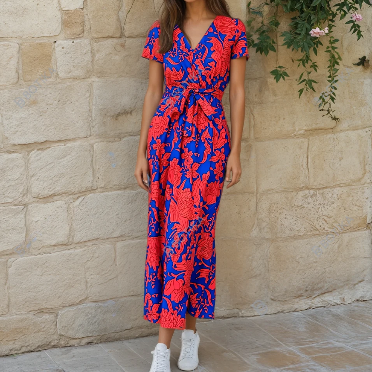 Florence | Kevyt ja Elegantti Värikäs Mekko