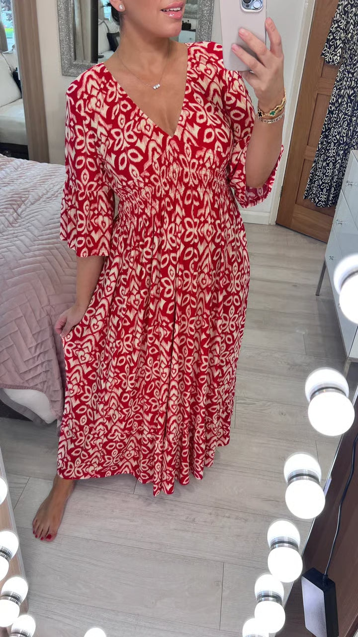 Nadine | Tyylikäs Pitkä Mekko