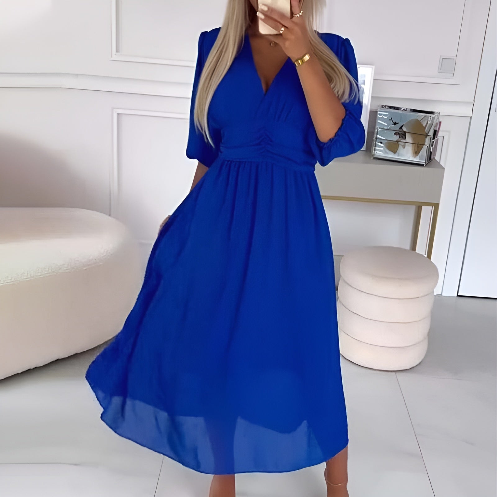 Adéla | Kevyt ja elegantti sifonkimekko